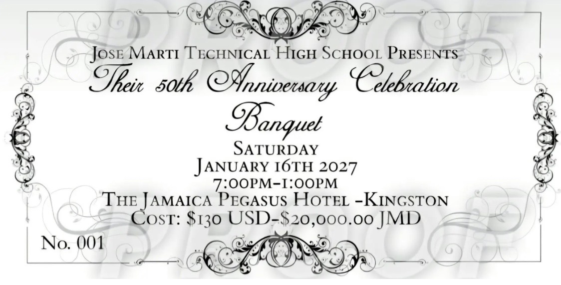 José Marti Technical High School’s 50th Anniversary Banquet