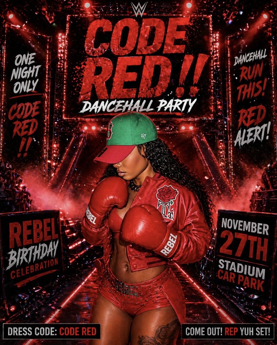 Rebel’s Birthday Celebration: Code Red Dancehall Party