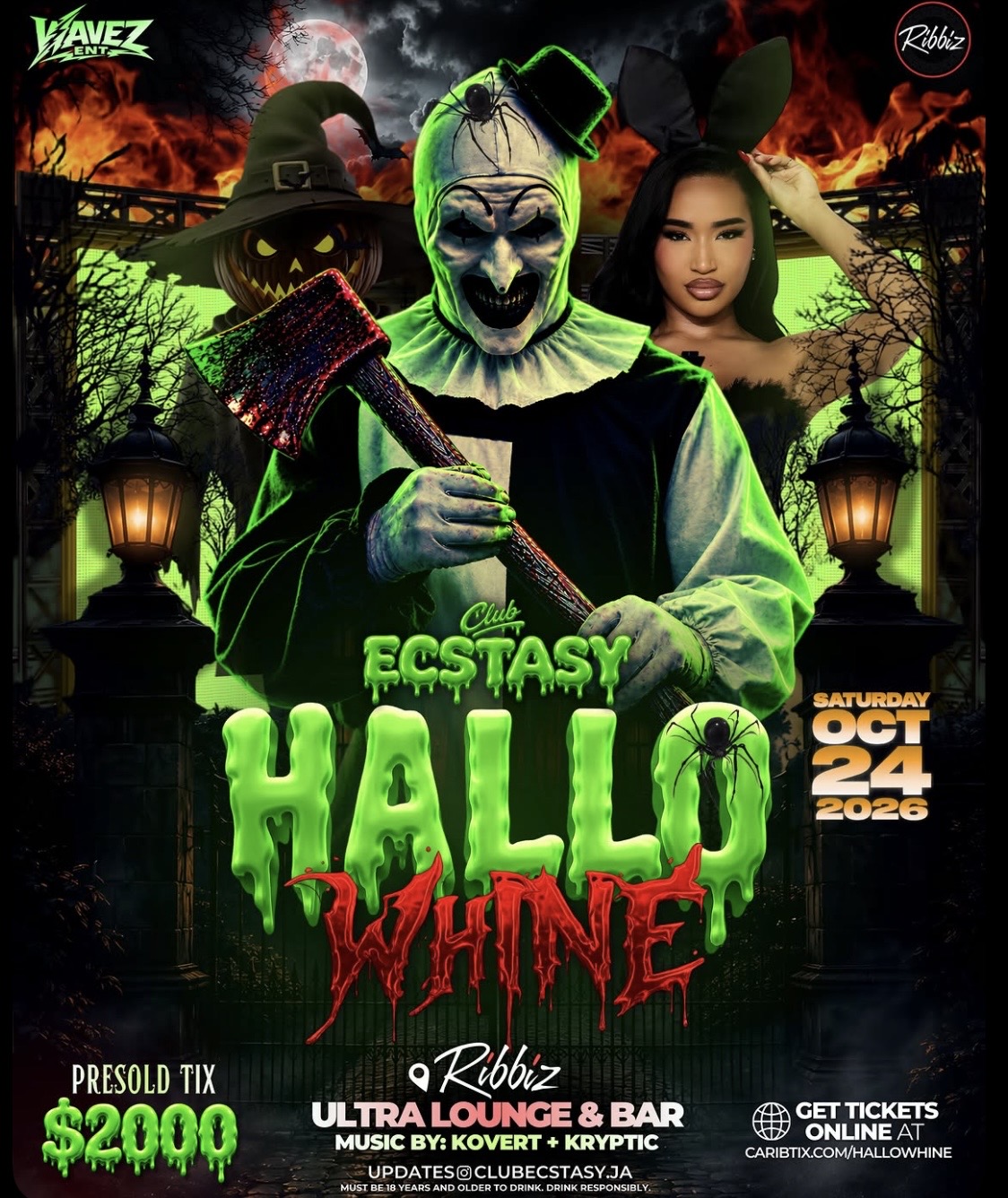 Club Ecstasy’s: HALLOWHINE