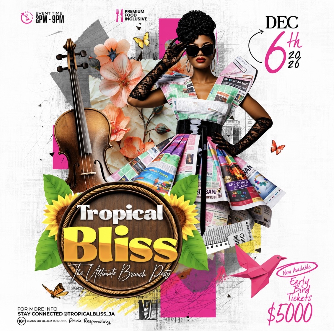 Tropical Bliss: The Ultimate Brunch Party